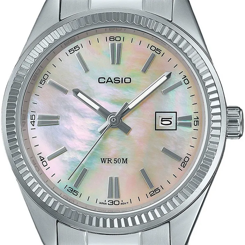 Casio Japan Quartz Enticer MOP Dial Ladies Watch- LTP-1302DS-4AV